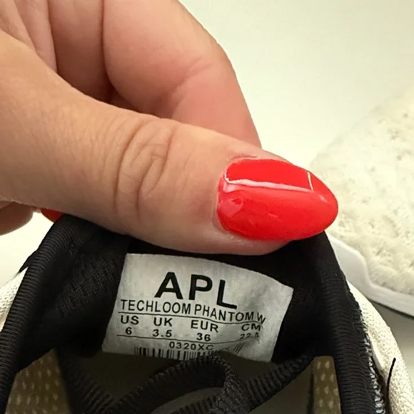 APL Off-White and Black Athletic Shoes - Picture 6 of 8